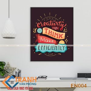 Tranh động lực slogan tiếng Anh trang trí - EN004 - Ảnh 2