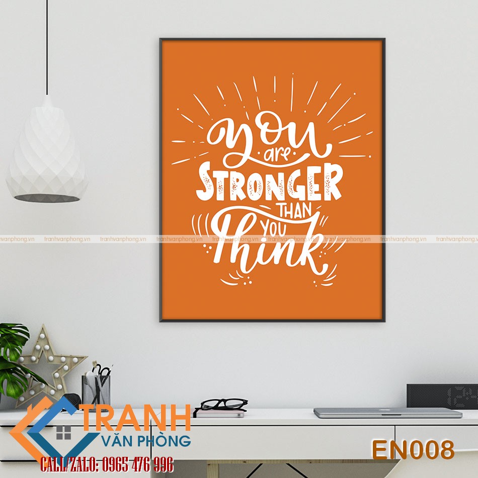 Tranh động lực slogan tiếng Anh trang trí - EN008 2 Tranh động lực slogan tiếng Anh trang trí - EN008 - Ảnh 2