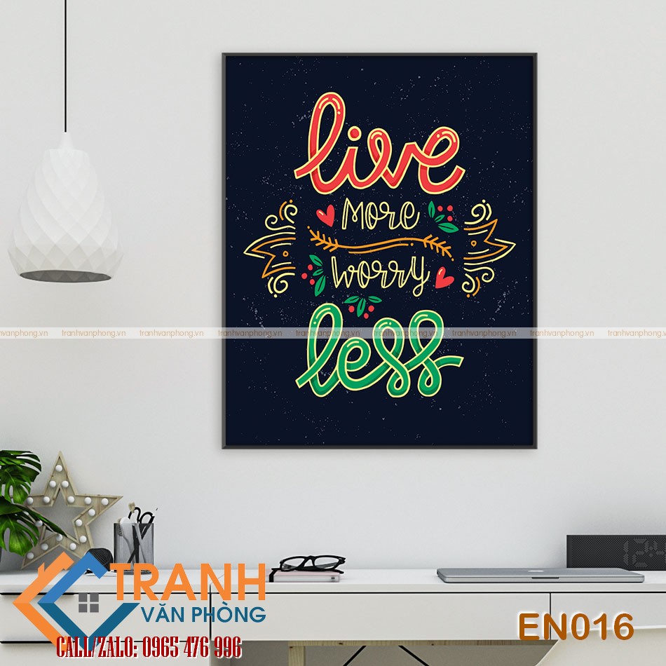 Tranh động lực slogan tiếng Anh trang trí - EN016 2 Tranh động lực slogan tiếng Anh trang trí - EN016 - Ảnh 2