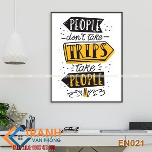 Tranh động lực slogan tiếng Anh trang trí - EN021 - Ảnh 2