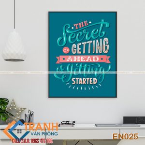 Tranh động lực slogan tiếng Anh trang trí - EN025 3 Tranh động lực slogan tiếng Anh trang trí - EN025 - Ảnh 2