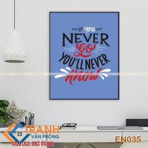 Tranh động lực slogan tiếng Anh trang trí - EN035 3 Tranh động lực slogan tiếng Anh trang trí - EN035 - Ảnh 2