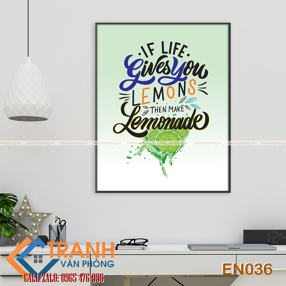 Tranh động lực slogan tiếng Anh trang trí - EN036 2 Tranh động lực slogan tiếng Anh trang trí - EN036 - Ảnh 2
