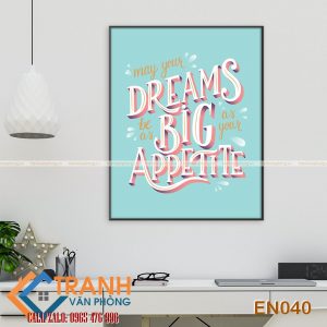 Tranh động lực slogan tiếng Anh trang trí - EN040 3 Tranh động lực slogan tiếng Anh trang trí - EN040 - Ảnh 2