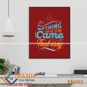 Tranh động lực slogan tiếng Anh trang trí - EN052 3 Tranh động lực slogan tiếng Anh trang trí - EN052 - Ảnh 2