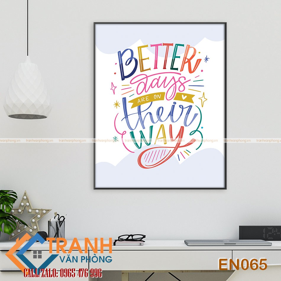 Tranh động lực slogan tiếng Anh trang trí - EN065 2 Tranh động lực slogan tiếng Anh trang trí - EN065 - Ảnh 2