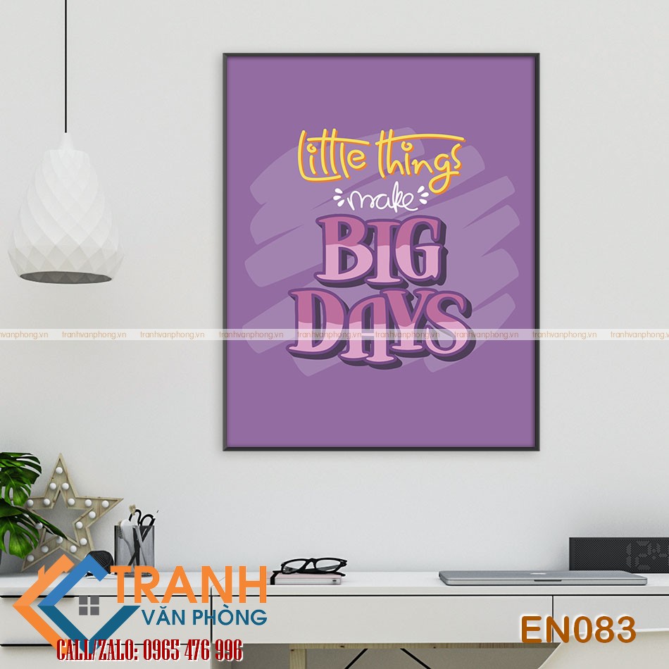 Tranh động lực slogan tiếng Anh trang trí - EN083 2 Tranh động lực slogan tiếng Anh trang trí - EN083 - Ảnh 2