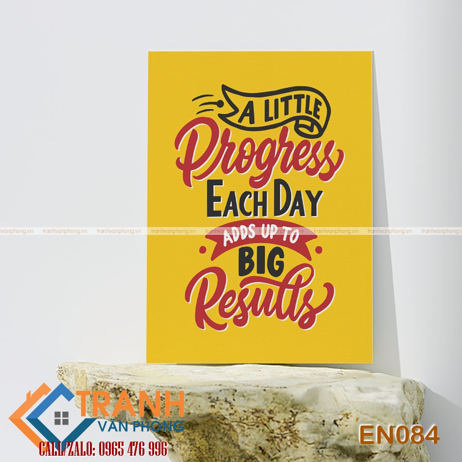 Tranh động lực slogan tiếng Anh trang trí - EN084 1 Tranh động lực slogan tiếng Anh trang trí - EN084
