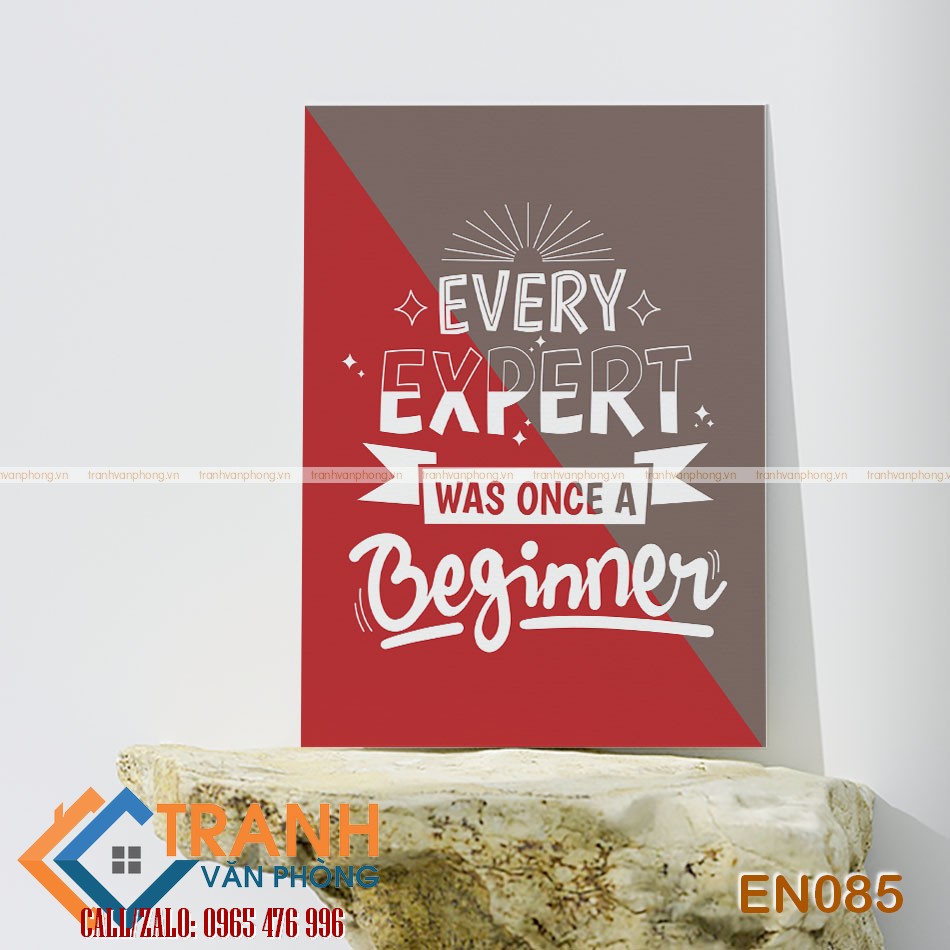 Tranh động lực slogan tiếng Anh trang trí - EN085 1 Tranh động lực slogan tiếng Anh trang trí - EN085