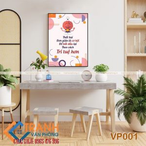 Tranh động lực trang trí văn phòng - VP001