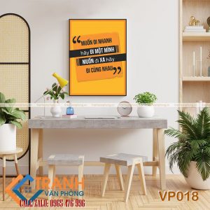 Tranh động lực trang trí văn phòng - VP018