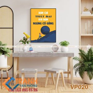 Tranh động lực trang trí văn phòng - VP020