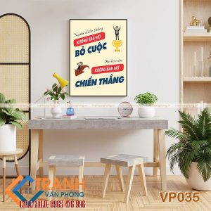 Tranh động lực trang trí văn phòng - VP035