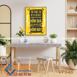 Tranh động lực trang trí văn phòng - VP048