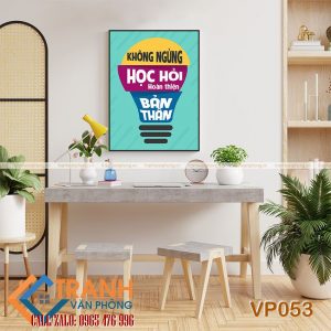 Tranh động lực trang trí văn phòng - VP053