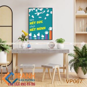 Tranh động lực trang trí văn phòng - VP067