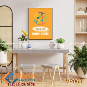Tranh động lực trang trí văn phòng - VP068