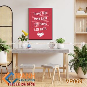 Tranh động lực trang trí văn phòng - VP069