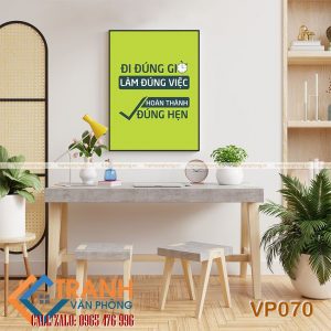 Tranh động lực trang trí văn phòng - VP070
