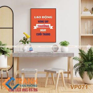 Tranh động lực trang trí văn phòng - VP071
