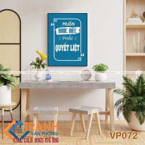 Tranh động lực trang trí văn phòng - VP072