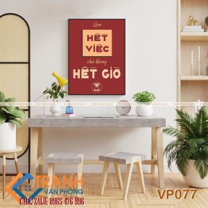 Tranh động lực trang trí văn phòng - VP077