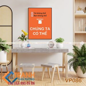 Tranh động lực trang trí văn phòng - VP086