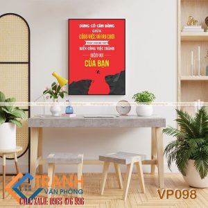 Tranh động lực trang trí văn phòng - VP098