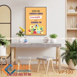 Tranh động lực trang trí văn phòng - VP100