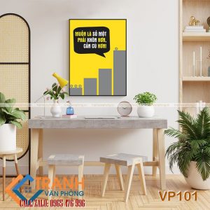 Tranh động lực trang trí văn phòng - VP101