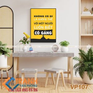 Tranh động lực trang trí văn phòng - VP107