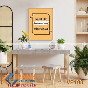 Tranh động lực trang trí văn phòng - VP108