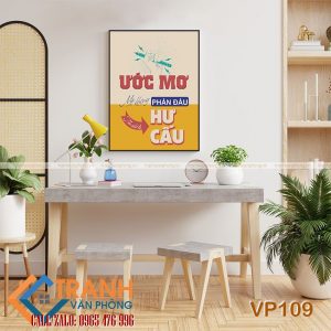 Tranh động lực trang trí văn phòng - VP109