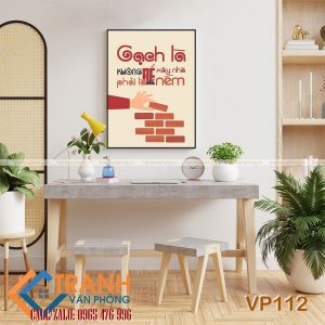 Tranh động lực trang trí văn phòng - VP112