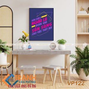 Tranh động lực trang trí văn phòng - VP122