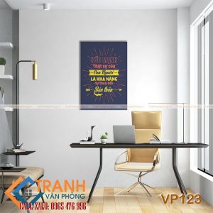 Tranh động lực trang trí văn phòng - VP123 - Ảnh 2
