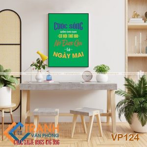 Tranh động lực trang trí văn phòng - VP124