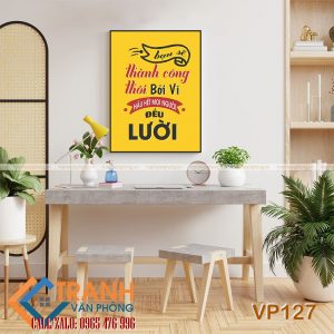 Tranh động lực trang trí văn phòng - VP127