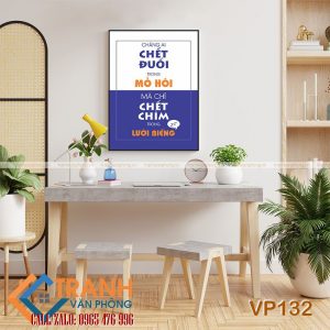 Tranh động lực trang trí văn phòng - VP132