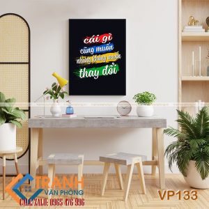 Tranh động lực trang trí văn phòng - VP133