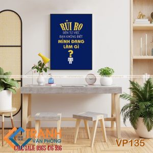 Tranh động lực trang trí văn phòng - VP135