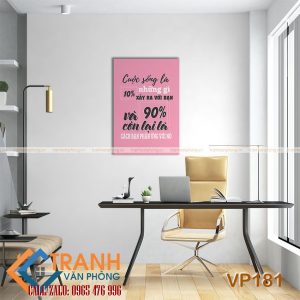 Tranh động lực trang trí - VP181 3 Tranh động lực trang trí - VP181 - Ảnh 2