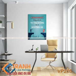 Tranh động lực slogan trang trí - VP205 3 Tranh động lực slogan trang trí - VP205 - Ảnh 2
