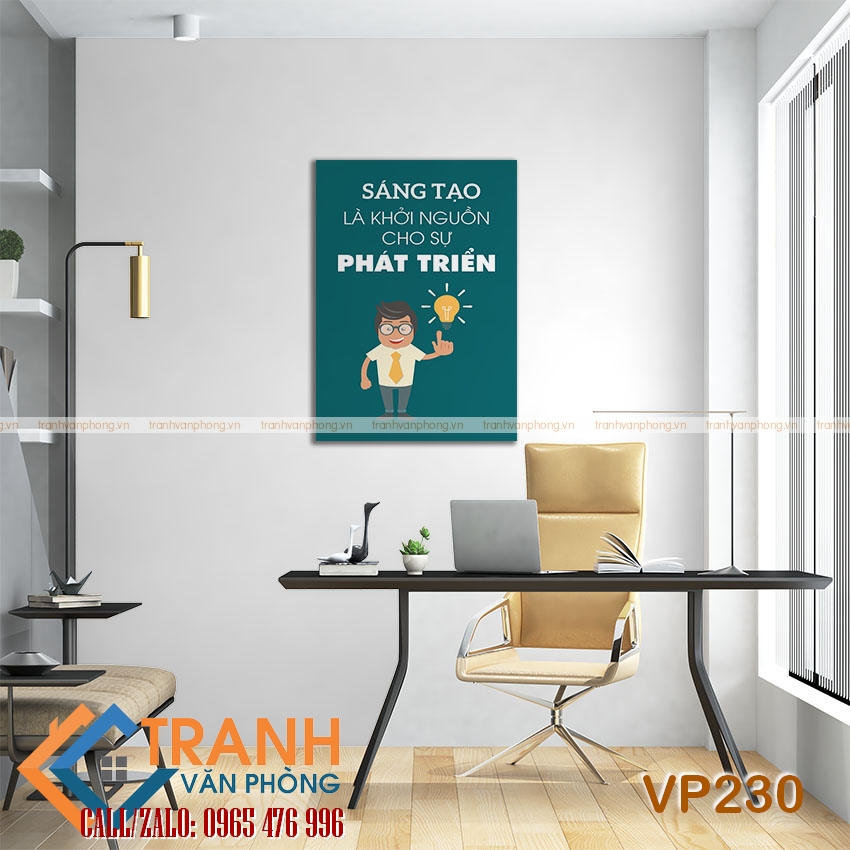 Tranh động lực slogan trang trí - VP230 2 Tranh động lực slogan trang trí - VP230 - Ảnh 2