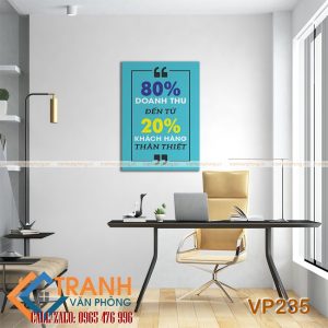 Tranh động lực slogan trang trí - VP235 3 Tranh động lực slogan trang trí - VP235 - Ảnh 2