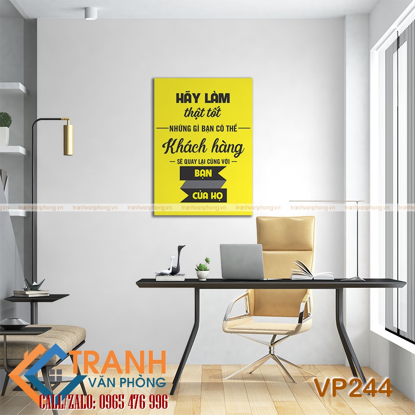 Tranh động lực slogan trang trí - VP244 2 Tranh động lực slogan trang trí - VP244 - Ảnh 2
