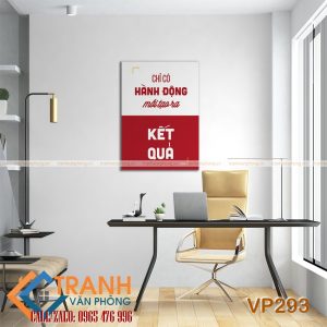 Tranh động lực slogan trang trí - VP293 3 Tranh động lực slogan trang trí - VP293 - Ảnh 2