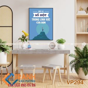 Tranh động lực slogan trang trí - VP294