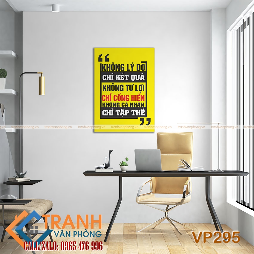 Tranh động lực slogan trang trí - VP295 2 Tranh động lực slogan trang trí - VP295 - Ảnh 2