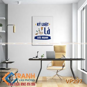 Tranh động lực slogan trang trí - VP297 - Ảnh 2